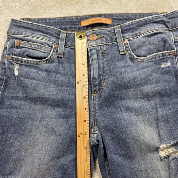 Joes Jeans Skinny Jeans Womens 29 The Icon Mid Rise Distressed Stretch Denim Pan - Picture 9 of 10